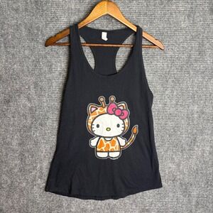 Hello Kitty Sanrio Giraffe Costume Racerback Tank Top Black Large 2021